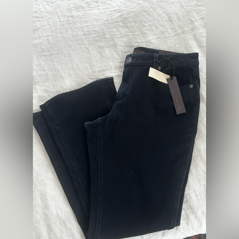 Dark Blue Coldwater Creek Knit Denim Jeans- new with tags